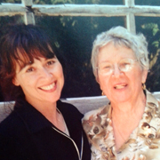 Mom and me in front of Tom Thomson shack, McMichael Gallery, Kleinburg Ontario